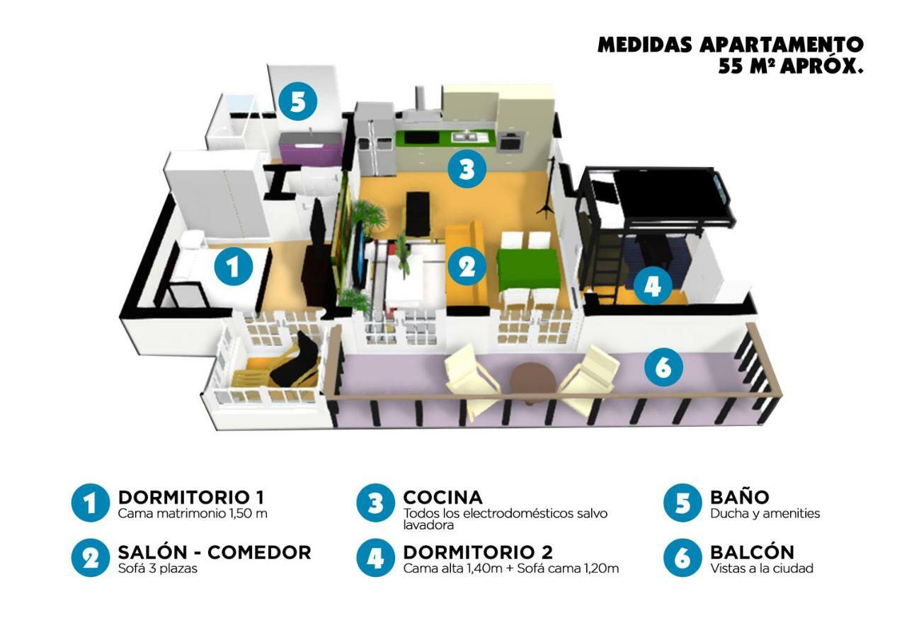 Apartamento Deluxe Zamora Luaran gambar